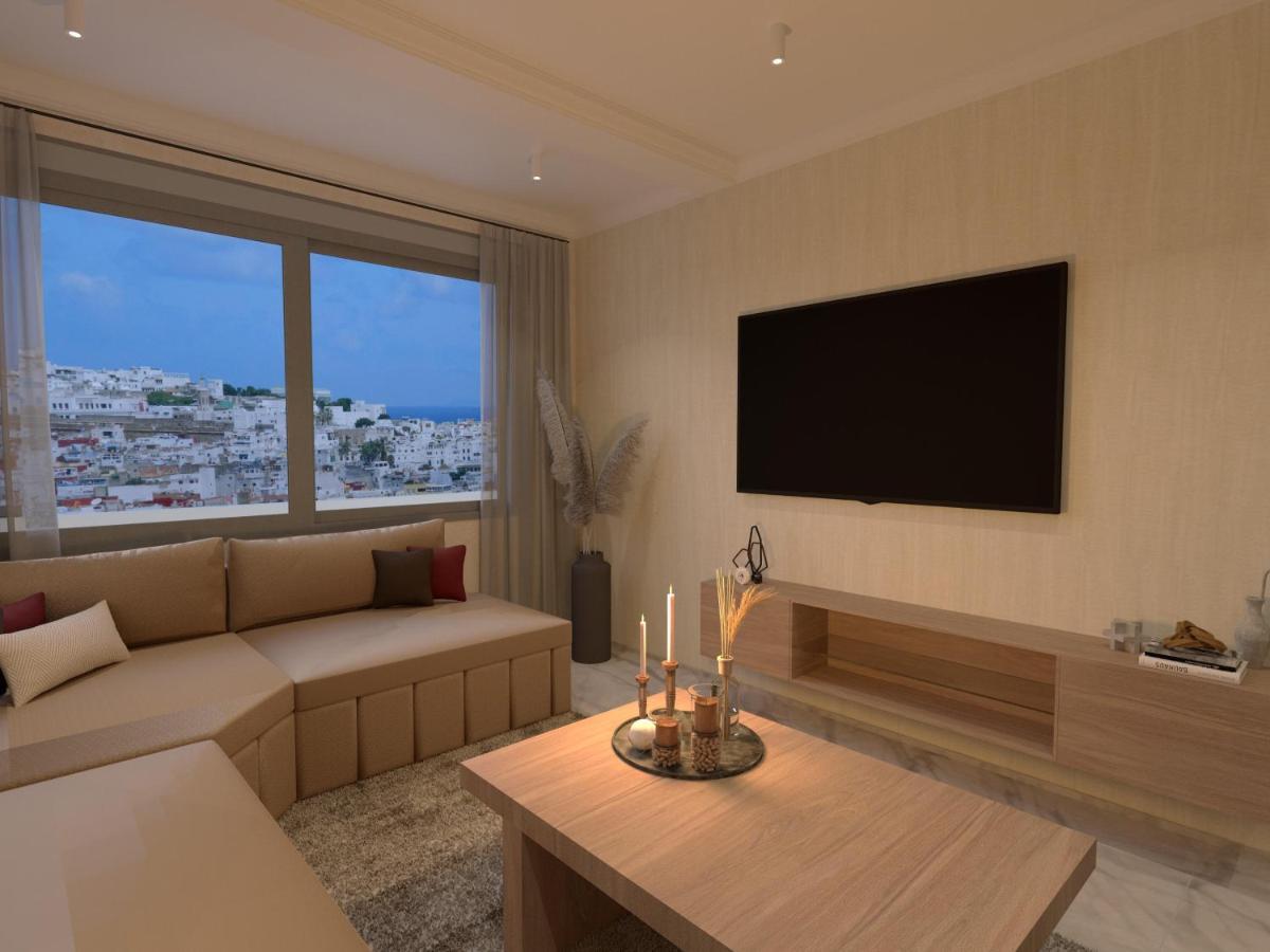 Appartement De Luxe, Vue Kasbah De Tanger Et Mer 外观 照片