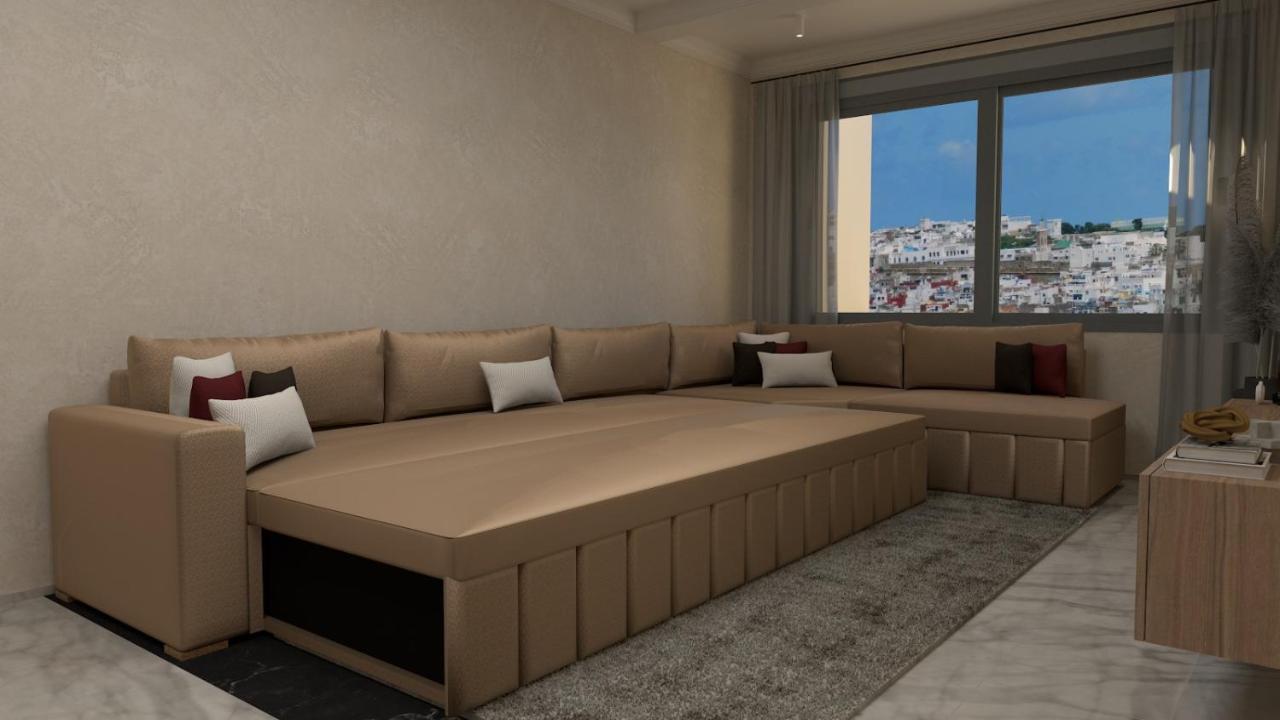Appartement De Luxe, Vue Kasbah De Tanger Et Mer 外观 照片